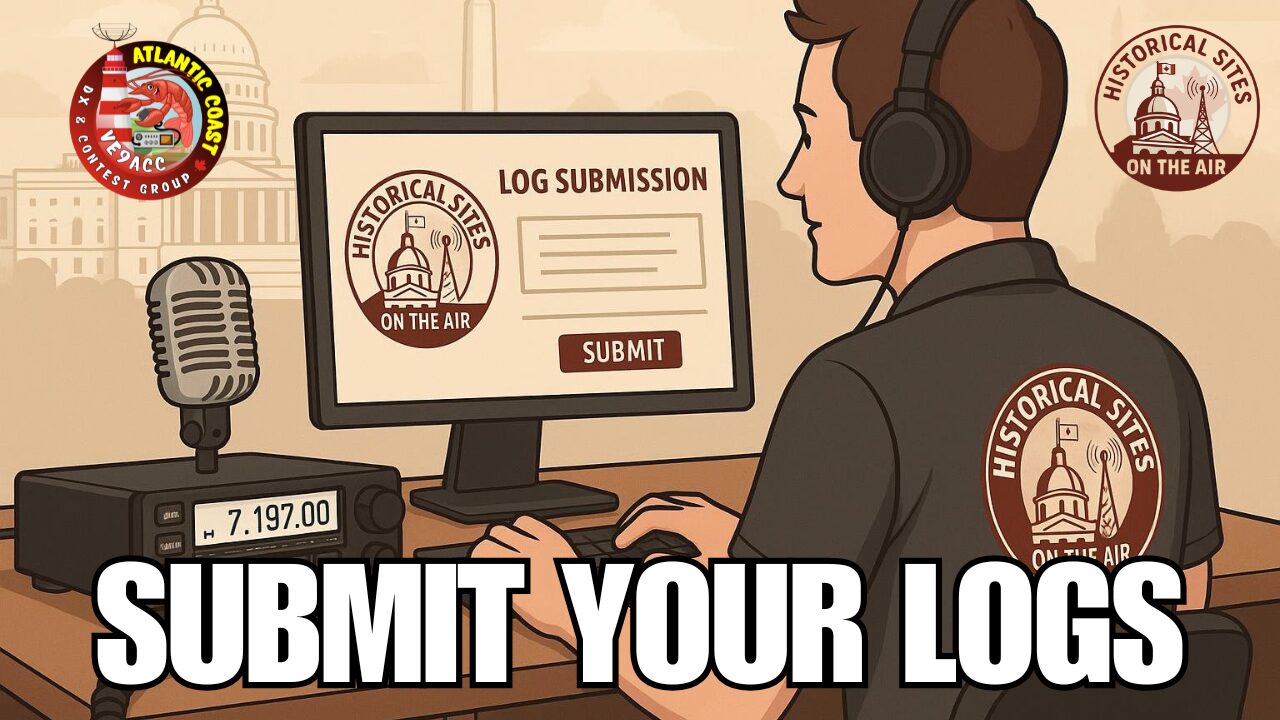 How to Upload Your Logs for Canadian Historical Sites On The Air