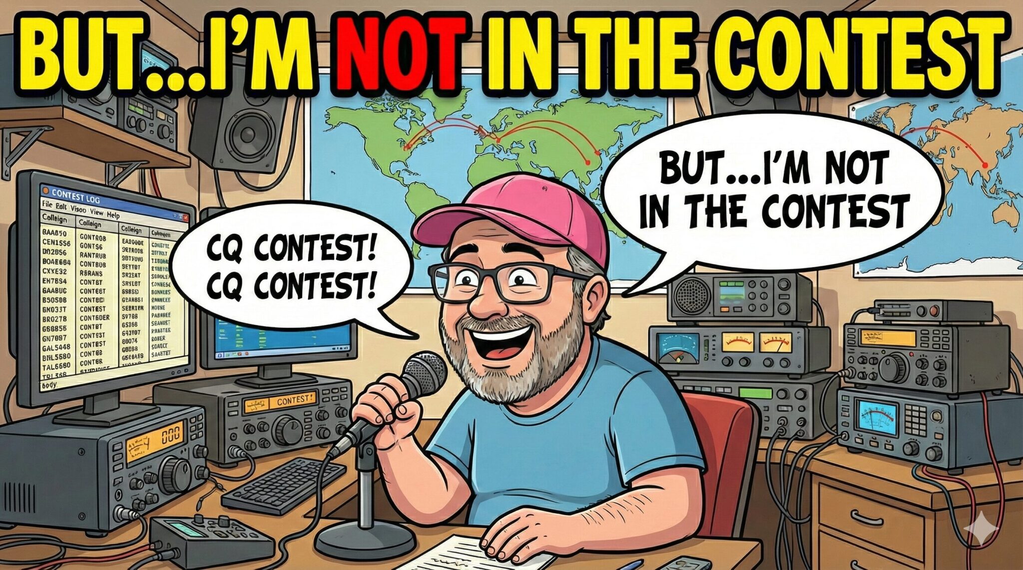You Called a Contest Station? Congratulations, You're in the Contest!